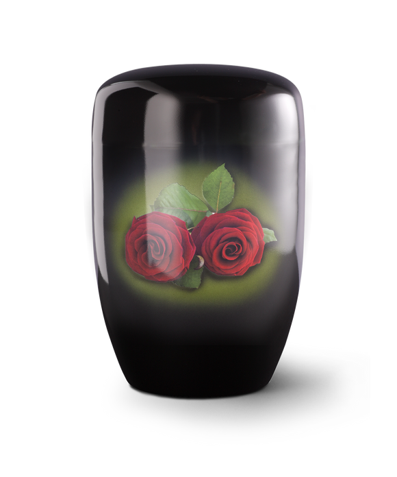 Völsing Urne Edition Fleur Noire Metall