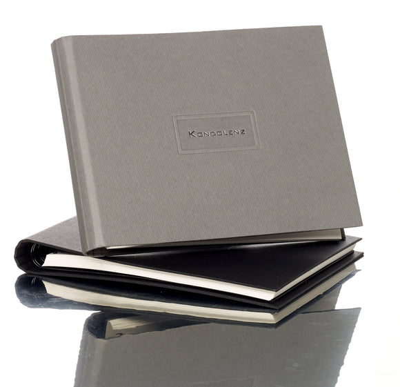 Rössler Kondolenzbuch versteckte Spirale 2 Stück