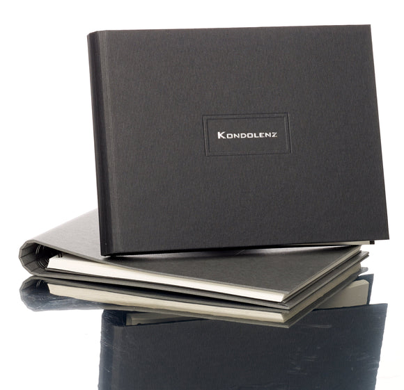 Rössler Kondolenzbuch versteckte Spirale 2 Stück