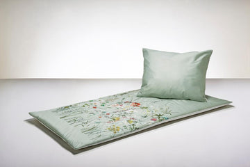 Spalt Deckengarnitur Premium Satin Blumenwiese - 0
