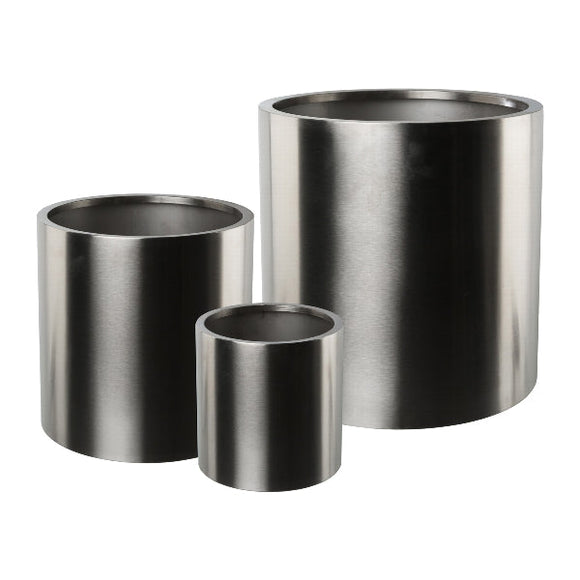Edelstahl Übertopf 3er Set PURE