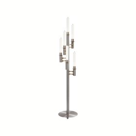 Besta Edelstahl Spiral Leuchter 6-flammig - 0