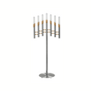 Besta Edelstahl Leuchter 7-flammig modern-1