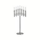 Besta Edelstahl Leuchter 7-flammig modern-2