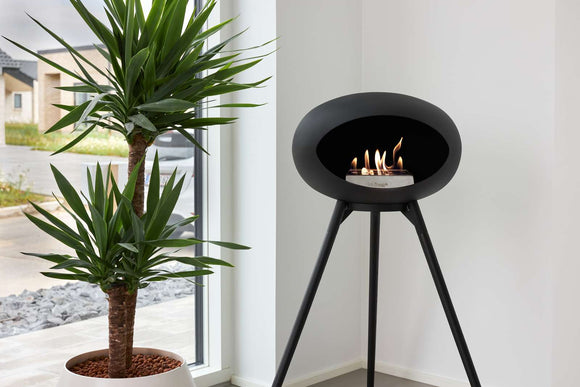 Le Feu GROUND HIGH BLACK Bioethanol-Kamin