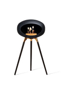 Le Feu GROUND HIGH BLACK Bioethanol-Kamin-1