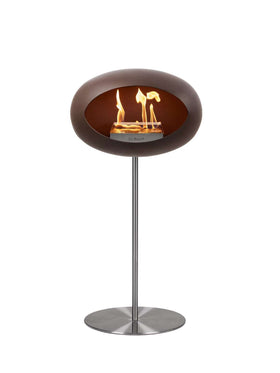 Le Feu GROUND STEEL HIGH MOCCA Bioethanol-Kamin