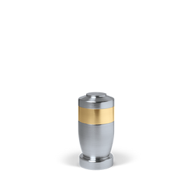 Heiso Gedenkurne Klassisch Edelstahl