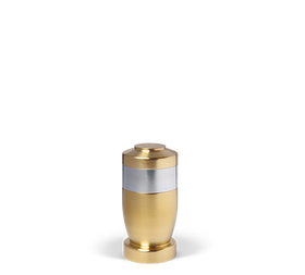 Heiso Gedenkurne Klassisch Messing