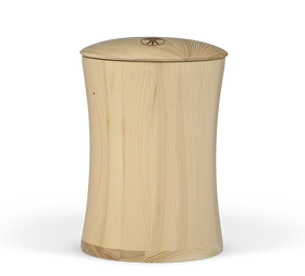 Heiso Kiefer Natur Holz Urne - 0