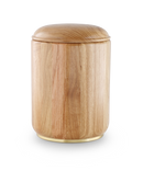 Völsing Urne Eiche mit Sockel Holz-1
