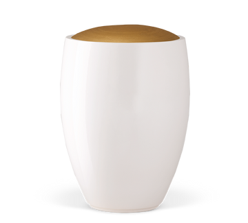 Heiso Keramik Urne Golddeckel