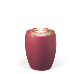 Heiso Gedenkurne Golddeckel Keramik - 0