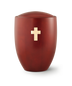 Erle Mahagoni Messingkreuz