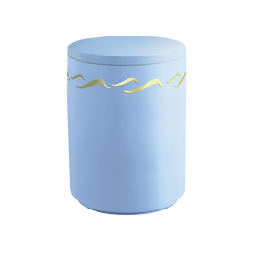 Feuer und Erde Aqua Brise Bio Lehm Urne Seeurne