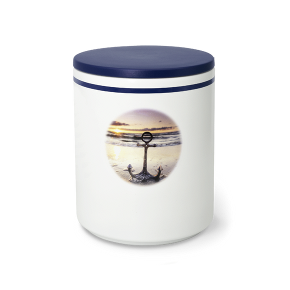 Feuer und Erde Aqua Marina Bio Lehm Urne Seeurne