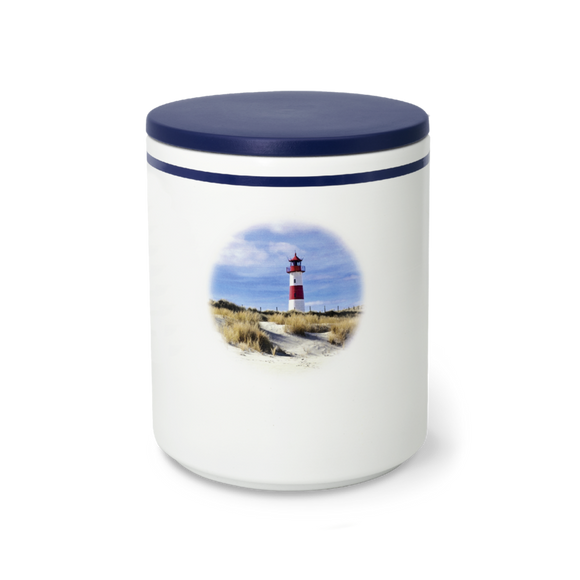 Feuer und Erde Aqua Marina Bio Lehm Urne Seeurne