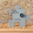 Erinnerungsstück kleines Puzzle mit Spruch und Medaillon-5