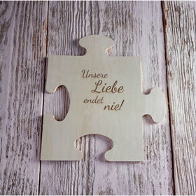 Erinnerungsstück Großes Puzzle mit Spruch Natur - 0