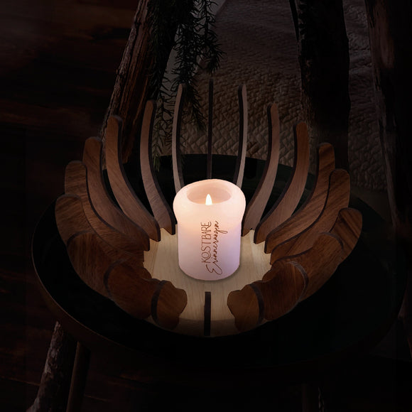 Bella Memoriam Urnenkranz Eiche Nussbaum