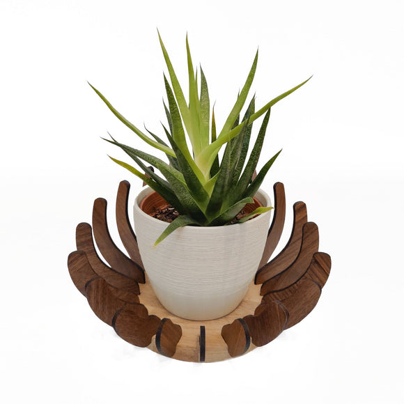 Bella Memoriam Urnenkranz Eiche Nussbaum