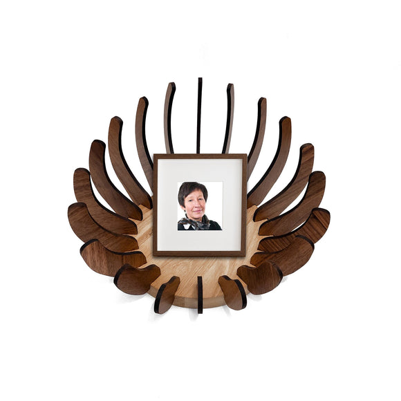 Bella Memoriam Urnenkranz Eiche Nussbaum