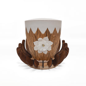 Bella Memoriam Urnenkranz Eiche Nussbaum