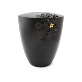 Bella Memoriam Schwarze Blüte Bio Urne
