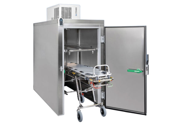 Leichenkühlzelle Frontlader für 2 Körper