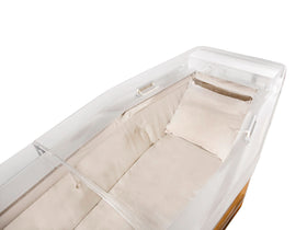 Ionisierende Sargabdeckung transparent - 0