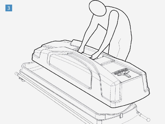 Ceabis Bergungssarg ABS schwarz