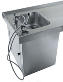 Edelstahl Autopsietisch Seziertisch mit Organbecken und Schalttafel-3