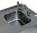 Edelstahl Autopsietisch Seziertisch mit Organbecken und Schalttafel-2