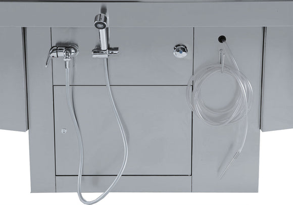 Edelstahl Autopsietisch mit Organbecken