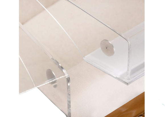 Ionisierende Sargabdeckung transparent