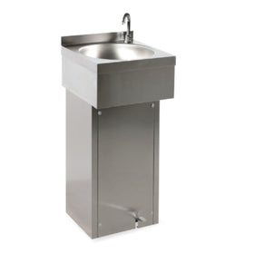 Edelstahl Handwaschbecken mit Fußpedal
