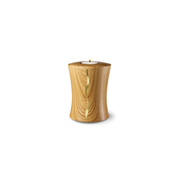 Feuer und Erde Memory Contura Streifen Bio Lehm Urne