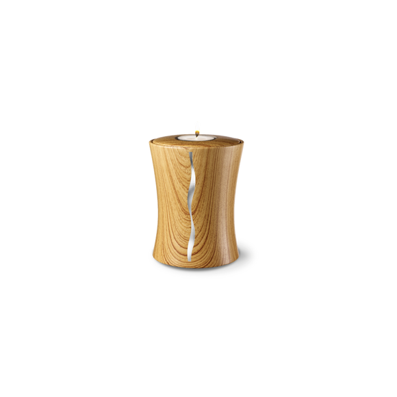 Feuer und Erde Memory Contura Streifen Bio Lehm Urne