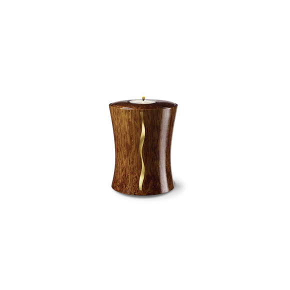 Feuer und Erde Memory Contura Streifen Bio Lehm Urne