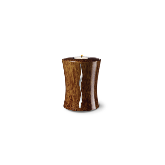 Feuer und Erde Memory Contura Streifen Bio Lehm Urne