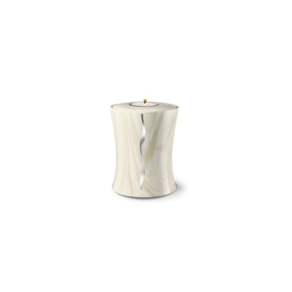 Feuer und Erde Memory Contura Streifen Bio Lehm Urne