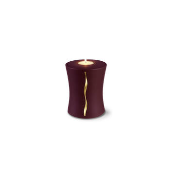 Feuer und Erde Memory Contura Streifen Bio Lehm Urne