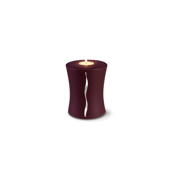 Feuer und Erde Memory Contura Streifen Bio Lehm Urne