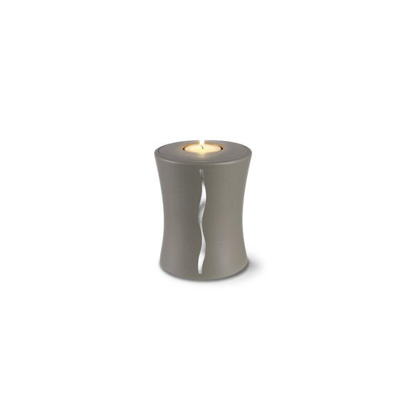 Feuer und Erde Memory Contura Streifen Bio Lehm Urne