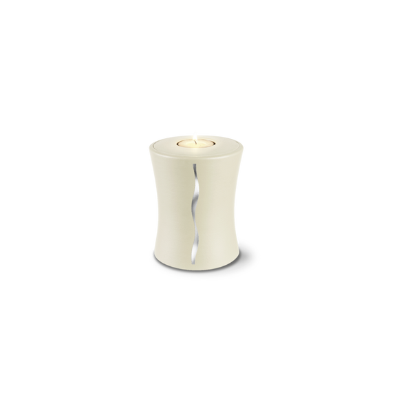 Feuer und Erde Memory Contura Streifen Bio Lehm Urne