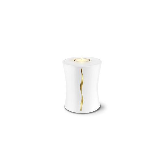 Feuer und Erde Memory Contura Streifen Bio Lehm Urne