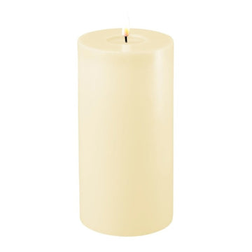 Deluxe Homeart LED Kerze Stumpenkerze Indoor creme - 0
