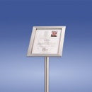 Zimmermann Bildhalter Edelstahlrahmen DIN A4-2