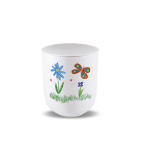 Feuer und Erde Junior Elegance Bio Lehm Urne