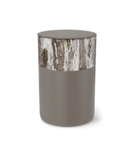 Feuer und Erde Birke Bio Lehm Urne